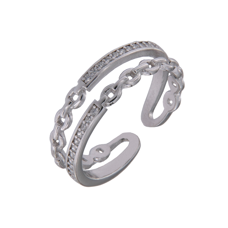 Anillo de Plata 925 con eslabones