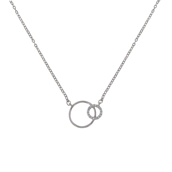 COLLAR PLATA CIRCULOS VERONA