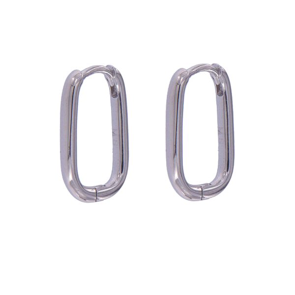 Pendientes de plata Aro Lucca ovalados