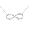COLLAR PLATA PERSONALIZADO INFINITO