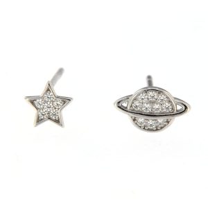 PENDIENTES PLATA ASTERIA