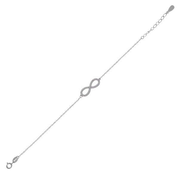Pulsera Infinito Plata de Ley 925mm