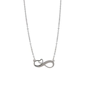 COLLAR PLATA INFINITY LOVE