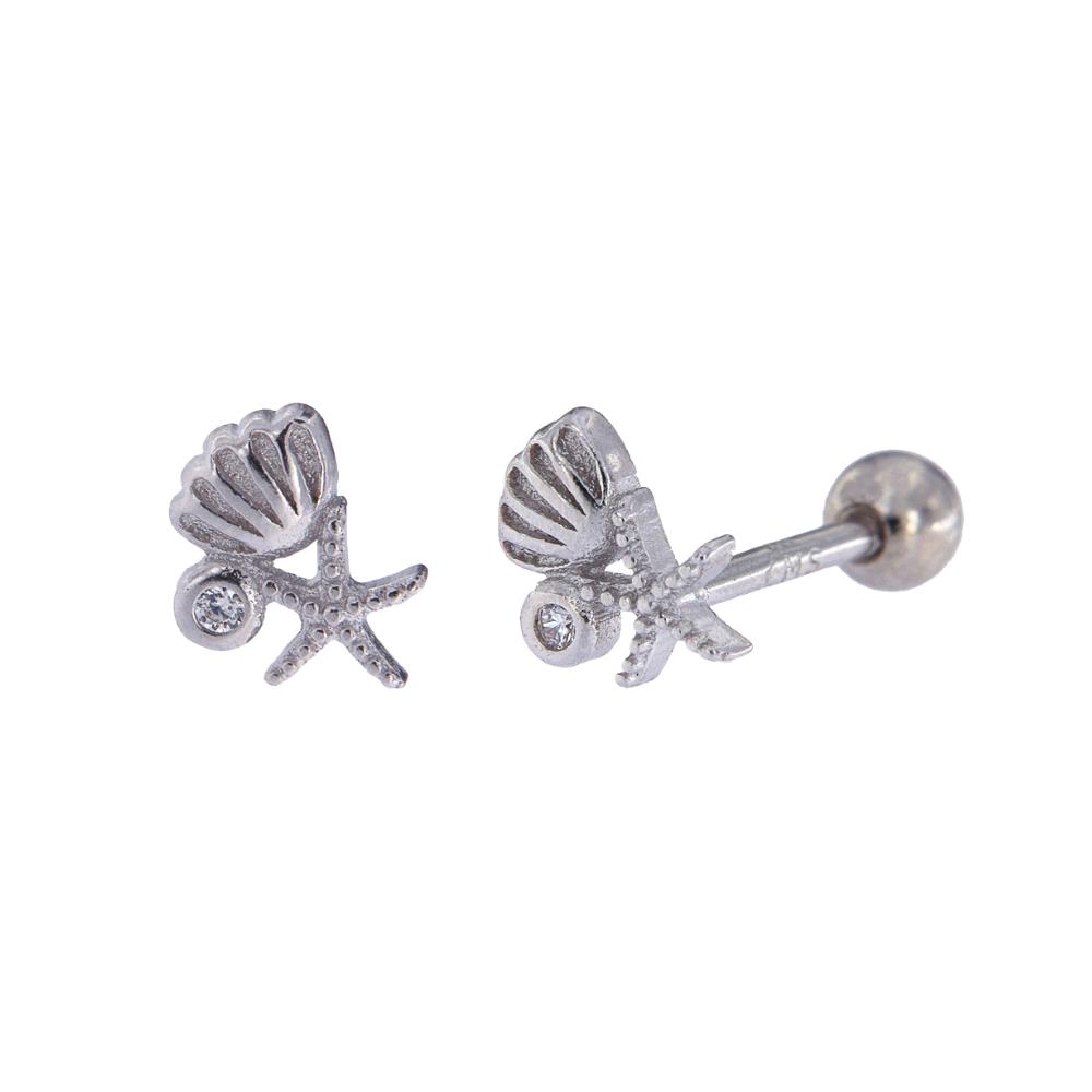PIERCING PLATA TIARA